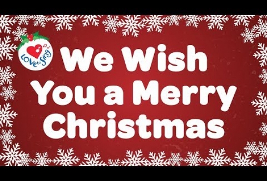 Embedded thumbnail for We Wish You a Merry Christmas with Lyrics | Christmas Carol &amp;amp; Song